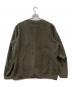 DANTON (ダントン) フリースカラーレスジャケット オリーブ サイズ:４４：9000円
