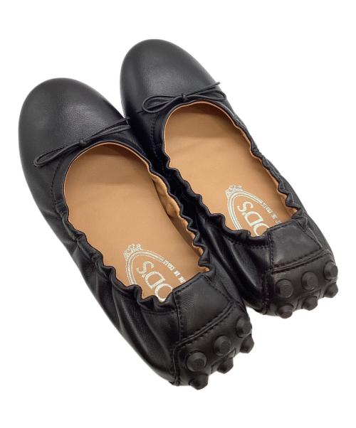 TOD'S（トッズ）TOD'S (トッズ) バレエシューズ ブラック サイズ:35の古着・服飾アイテム