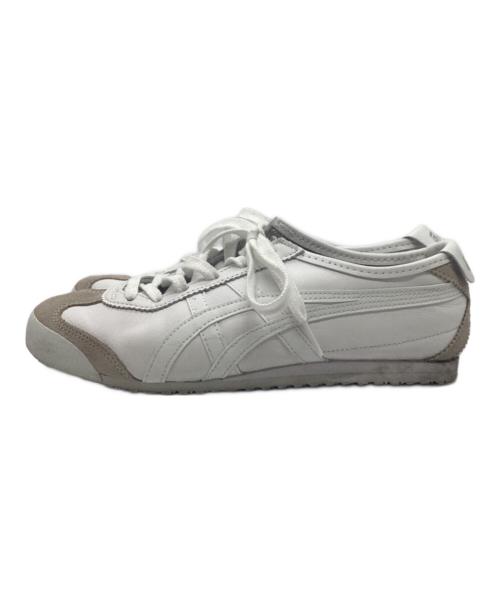 Onitsuka Tiger（オニツカタイガー）Onitsuka Tiger (オニツカタイガー) ローカットスニーカー ホワイト サイズ:24の古着・服飾アイテム