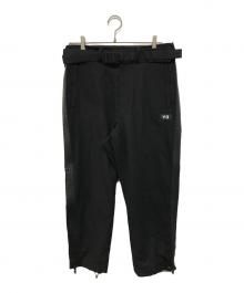 Y-3（ワイスリー）の古着「ウールフランネル サイドシーム ジップパンツ」｜ブラック