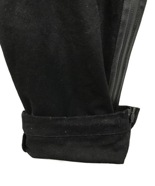 Y-3（ワイスリー）Y-3 (ワイスリー) ウールフランネル サイドシーム ジップパンツ ブラック サイズ:XSの古着・服飾アイテム