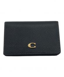 COACH（コーチ）の古着「エッセンシャル ビジネス カードケース」｜ブラック