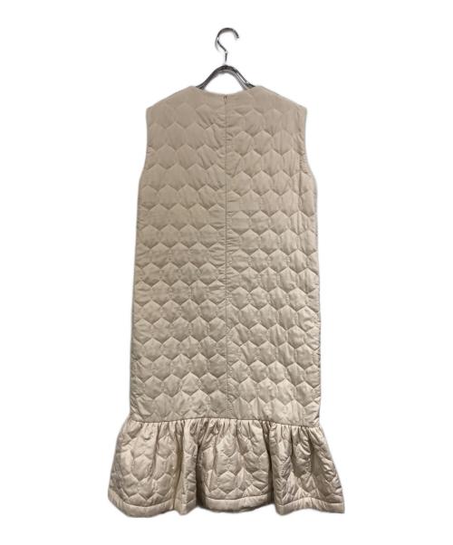 Adonisis（アドニシス）Adonisis (アドニシス) キルティングマーメイドリボンドレス ベージュ サイズ:SIZE Freeの古着・服飾アイテム
