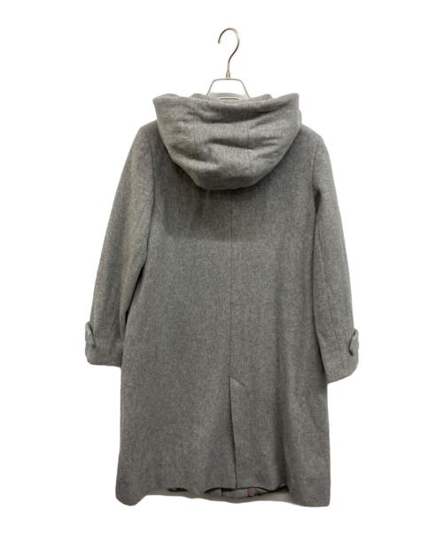 PS Paul Smith（ＰＳポールスミス）PS Paul Smith (ＰＳポールスミス) ウールフーデッドコート グレー サイズ:40の古着・服飾アイテム