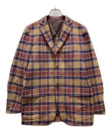 VAN（ヴァン）の古着「コットンツイードチェックジャケット」｜ブラウン