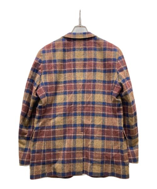 VAN（ヴァン）VAN (ヴァン) コットンツイードチェックジャケット ブラウン サイズ:Lの古着・服飾アイテム