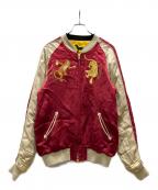 下柳剛×桜庭和志シモヤナギツヨシ×サクラバカズシ）の古着「リバーシブルスカジャン」｜レッド