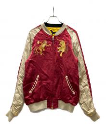 下柳剛×桜庭和志（シモヤナギツヨシ×サクラバカズシ）の古着「リバーシブルスカジャン」｜レッド