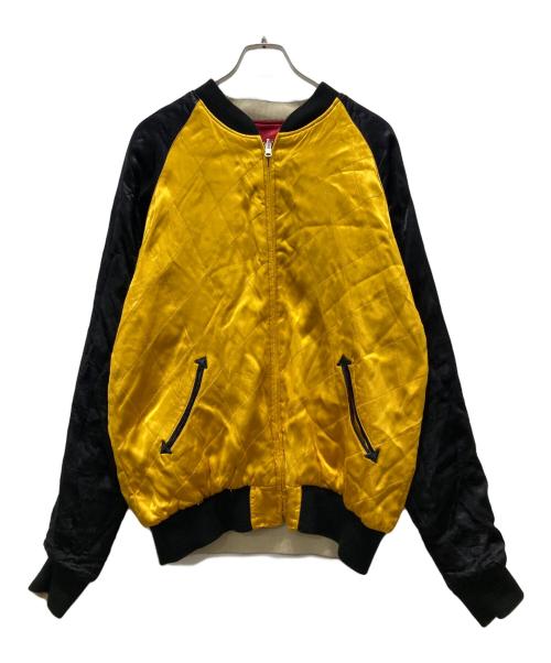 下柳剛（シモヤナギツヨシ）下柳剛 (シモヤナギツヨシ) 桜庭和志 (サクラバカズシ) リバーシブルスカジャン レッド サイズ:Lの古着・服飾アイテム