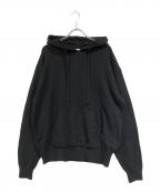 VOWELSバウルズ）の古着「KNITTED HOODIE」｜ブラック