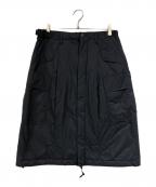 Product Twelveプロダクトトゥエルブ）の古着「Primaloft Puffer Skirt」｜ブラック