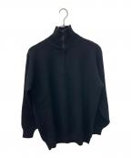 UNDERCOVERアンダーカバー）の古着「98AW/ハーフジップニット」｜ブラック