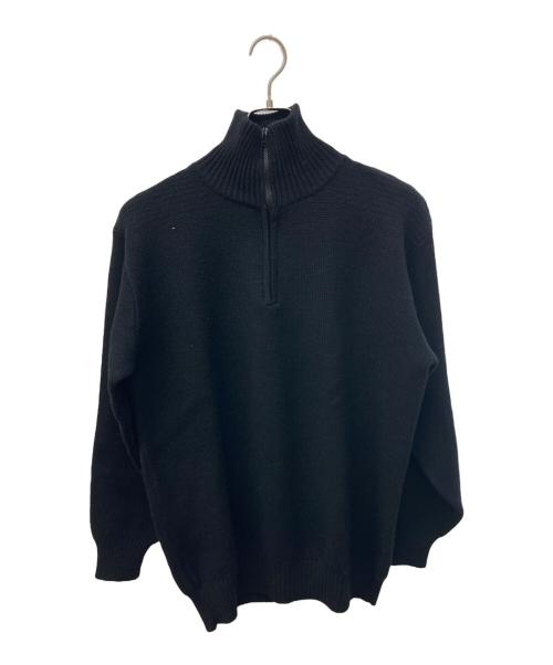 UNDERCOVER（アンダーカバー）UNDERCOVER (アンダーカバー) 98AW/ハーフジップニット ブラック サイズ:Largeの古着・服飾アイテム