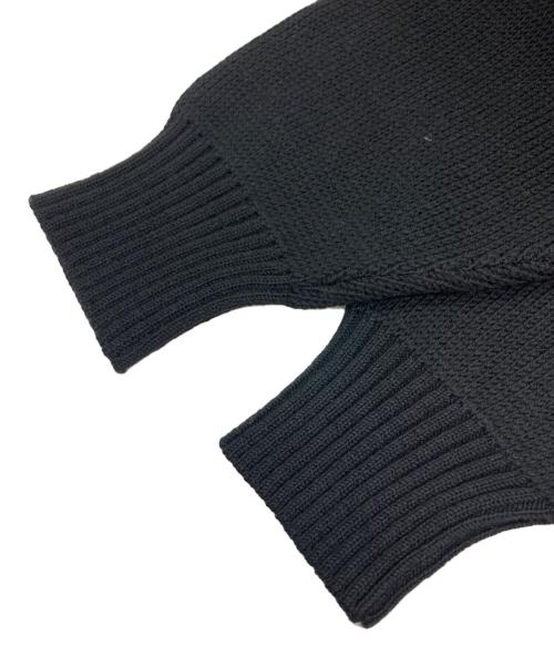 UNDERCOVER（アンダーカバー）UNDERCOVER (アンダーカバー) 98AW/ハーフジップニット ブラック サイズ:Largeの古着・服飾アイテム