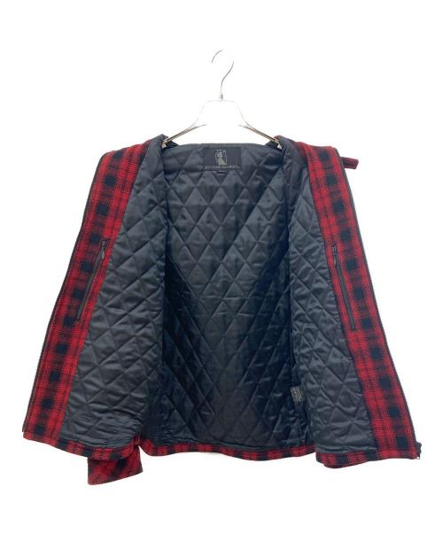 Hysteric Glamour（ヒステリックグラマー）Hysteric Glamour (ヒステリックグラマー) ウールチェック ジャケット レッド サイズ:Mの古着・服飾アイテム