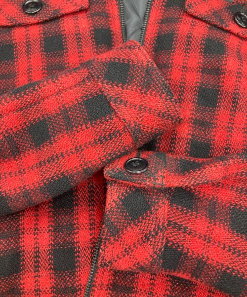 Hysteric Glamour（ヒステリックグラマー）Hysteric Glamour (ヒステリックグラマー) ウールチェック ジャケット レッド サイズ:Mの古着・服飾アイテム