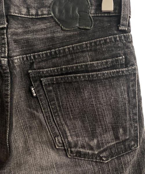 NUMBER (N)INE（ナンバーナイン）NUMBER (N)INE (ナンバーナイン) Double Pocket Pain Denim ブラック サイズ:2の古着・服飾アイテム