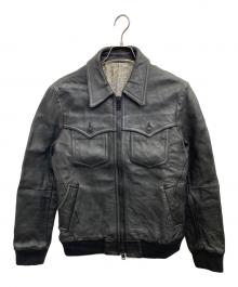 NUMBER (N)INE（ナンバーナイン）の古着「レザージャケット」｜ブラック