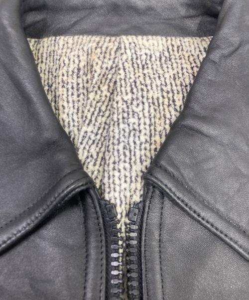 NUMBER (N)INE（ナンバーナイン）NUMBER (N)INE (ナンバーナイン) レザージャケット ブラック サイズ:3の古着・服飾アイテム