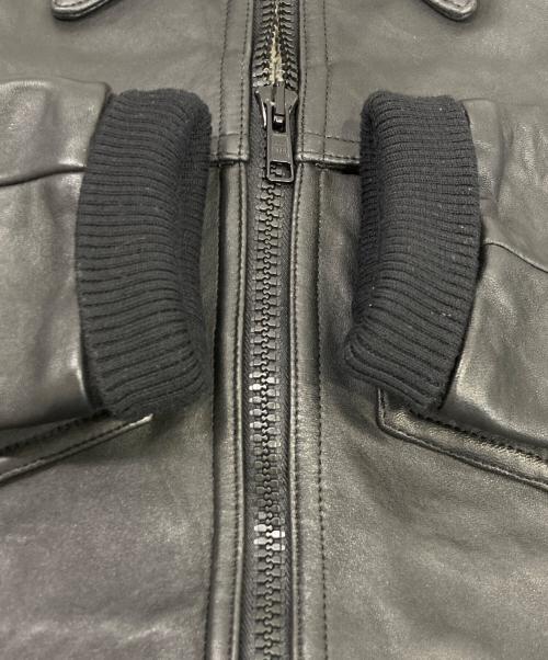 NUMBER (N)INE（ナンバーナイン）NUMBER (N)INE (ナンバーナイン) レザージャケット ブラック サイズ:3の古着・服飾アイテム