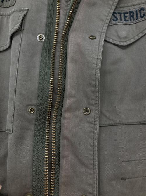 Hysteric Glamour（ヒステリックグラマー）Hysteric Glamour (ヒステリックグラマー) THEATER8 (シアターエイト) ライナー付M65 フィールドジャケット カーキ サイズ:Ｍの古着・服飾アイテム