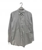 AURALEEオーラリー）の古着「FINX STRIPE SHIRT」｜グレー