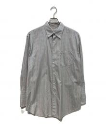 AURALEE（オーラリー）の古着「FINX STRIPE SHIRT」｜グレー