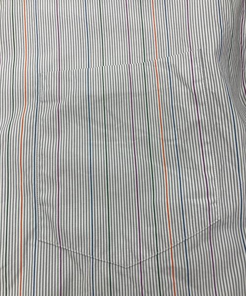 AURALEE（オーラリー）AURALEE (オーラリー) FINX STRIPE SHIRT グレーの古着・服飾アイテム