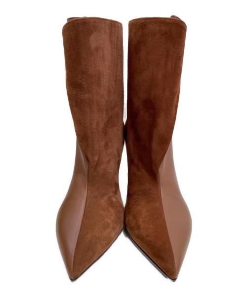 HERMES（エルメス）HERMES (エルメス) ショートブーツ ブラック サイズ:SIZE 37 1/2の古着・服飾アイテム