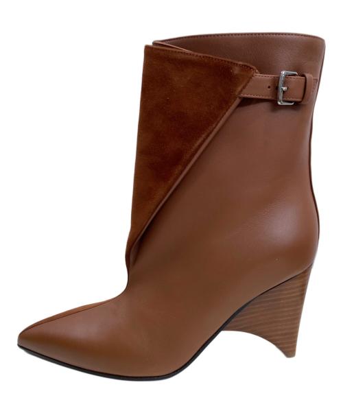 HERMES（エルメス）HERMES (エルメス) ショートブーツ ブラック サイズ:SIZE 37 1/2の古着・服飾アイテム