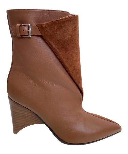 HERMES（エルメス）HERMES (エルメス) ショートブーツ ブラック サイズ:SIZE 37 1/2の古着・服飾アイテム