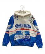 4.W.A JEWELRY SUPPLY×CANNABIS TOKYO×JACKPOTフォーダブルエー ジュエリー サプライ×キャナビス トーキョー×ジャックポット）の古着「HOODIE MULTI」｜ブルー