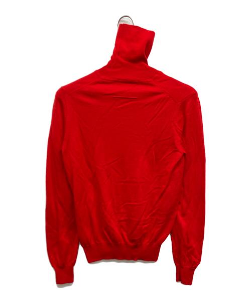 SLOANE（スローン）SLOANE (スローン) 14Gメリノウール天竺タートルネックプルオーバー レッド サイズ:2の古着・服飾アイテム