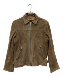 Cinquanta（チンクワンタ）の古着「SUEDE SINGLE RIDERS」｜ブラウン