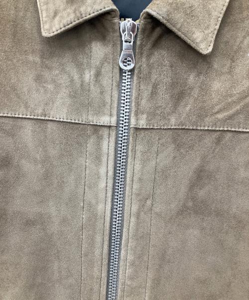 Cinquanta（チンクワンタ）Cinquanta (チンクワンタ) SUEDE SINGLE RIDERS ブラウン サイズ:44の古着・服飾アイテム