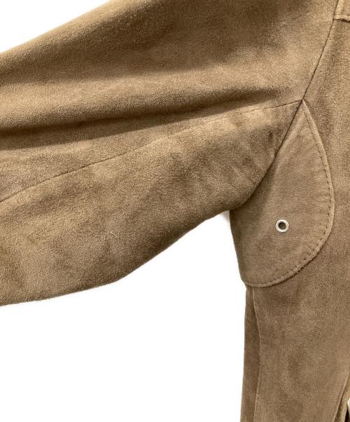 Cinquanta（チンクワンタ）Cinquanta (チンクワンタ) SUEDE SINGLE RIDERS ブラウン サイズ:44の古着・服飾アイテム