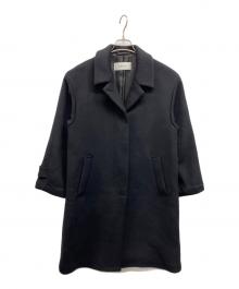 SOEJU（ソージュ）の古着「ジーロンラムステンカラーコート」｜ブラック