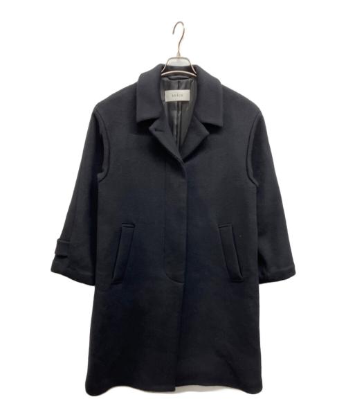 SOEJU（ソージュ）SOEJU (ソージュ) ジーロンラムステンカラーコート ブラック サイズ:Mの古着・服飾アイテム