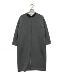 SOEJU（ソージュ）の古着「2WAYコクーンジップワンピース」｜チャコールグレー