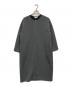 SOEJU（ソージュ）の古着「2WAYコクーンジップワンピース」｜チャコールグレー