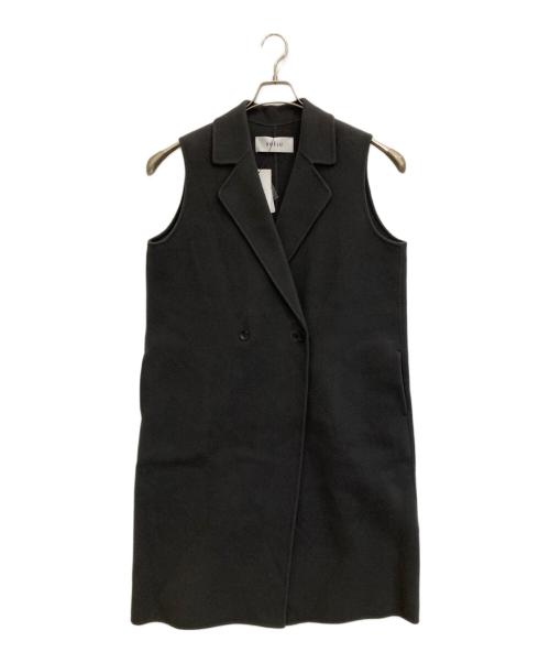 SOEJU（ソージュ）SOEJU (ソージュ) ウールリバーロングジレ チャコールグレー サイズ:F 未使用品の古着・服飾アイテム
