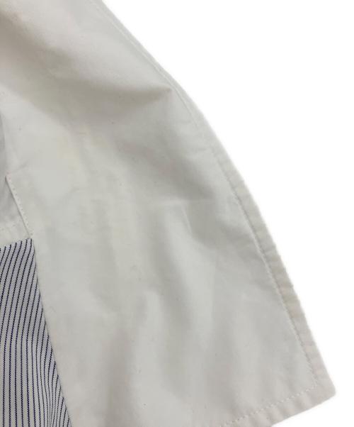 FenG CHen WANG（フェンチェンワン）FenG CHen WANG (フェンチェンワン) MULTI STRIPE PATHCHWORK SHIRT グレー サイズ:Sの古着・服飾アイテム