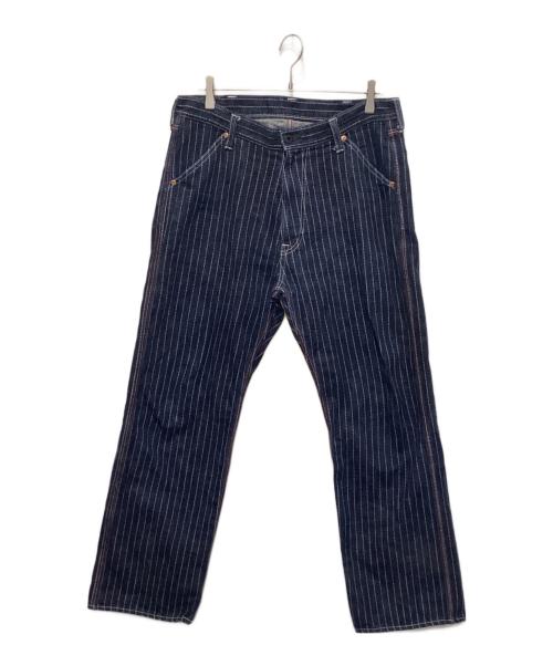 ORIGINAL GARMENT BROTHERS（オリジナル ガーメント ブラザーズ）ORIGINAL GARMENT BROTHERS (オリジナル ガーメント ブラザーズ) ウォバッシュパンツ インディゴ サイズ:91㎝（W36)の古着・服飾アイテム