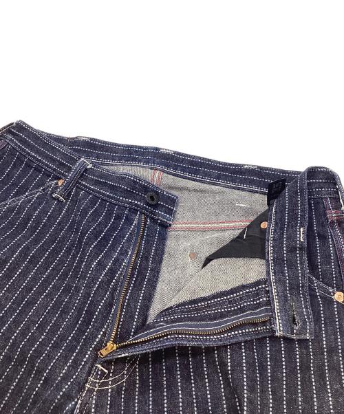 ORIGINAL GARMENT BROTHERS（オリジナル ガーメント ブラザーズ）ORIGINAL GARMENT BROTHERS (オリジナル ガーメント ブラザーズ) ウォバッシュパンツ インディゴ サイズ:91㎝（W36)の古着・服飾アイテム