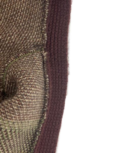 OLD JOE & Co.（オールドジョー）OLD JOE & Co. (オールドジョー) FAIR ISLE BELTED GOWN　フェアアイル・ベルテッド・ガウン　カーディガン  ブラウン サイズ:38の古着・服飾アイテム