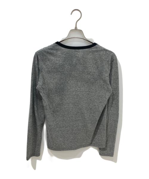 NUMBER (N)INE（ナンバーナイン）NUMBER (N)INE (ナンバーナイン) Uネックリンガーカットソー 05AW　ハイストリート期 宮下貴裕本人期 グレー サイズ:3の古着・服飾アイテム