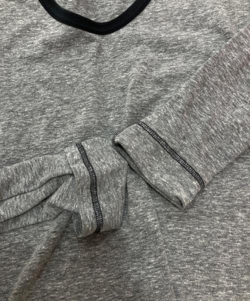 NUMBER (N)INE（ナンバーナイン）NUMBER (N)INE (ナンバーナイン) Uネックリンガーカットソー 05AW　ハイストリート期 宮下貴裕本人期 グレー サイズ:3の古着・服飾アイテム