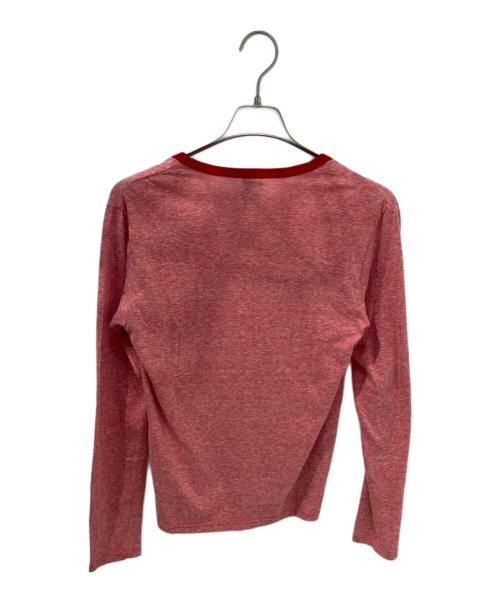 NUMBER (N)INE（ナンバーナイン）NUMBER (N)INE (ナンバーナイン) Uネックリンガーカットソー　05AW　ハイストリート期 宮下貴裕本人期 レッド サイズ:3の古着・服飾アイテム