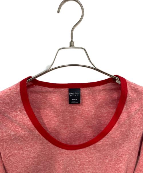 NUMBER (N)INE（ナンバーナイン）NUMBER (N)INE (ナンバーナイン) Uネックリンガーカットソー　05AW　ハイストリート期 宮下貴裕本人期 レッド サイズ:3の古着・服飾アイテム