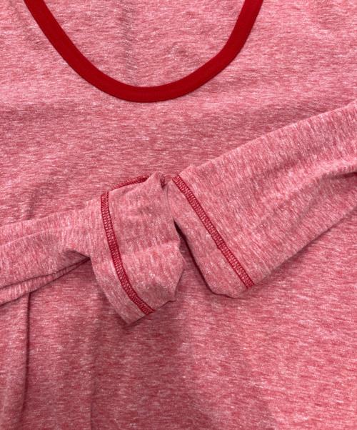 NUMBER (N)INE（ナンバーナイン）NUMBER (N)INE (ナンバーナイン) Uネックリンガーカットソー　05AW　ハイストリート期 宮下貴裕本人期 レッド サイズ:3の古着・服飾アイテム